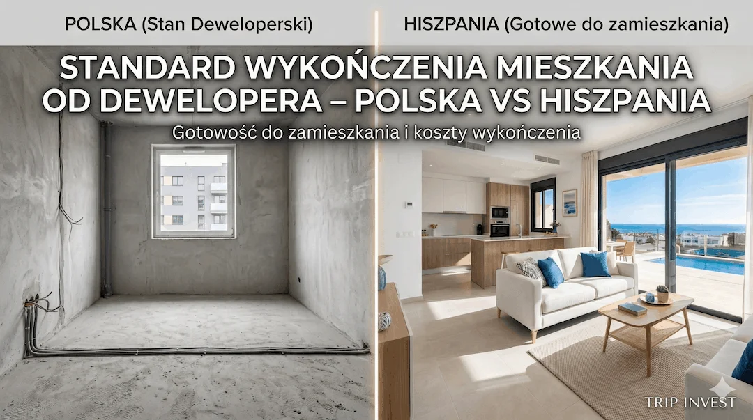 Standard wykończenia mieszkania od dewelopera – Polska vs Hiszpania
