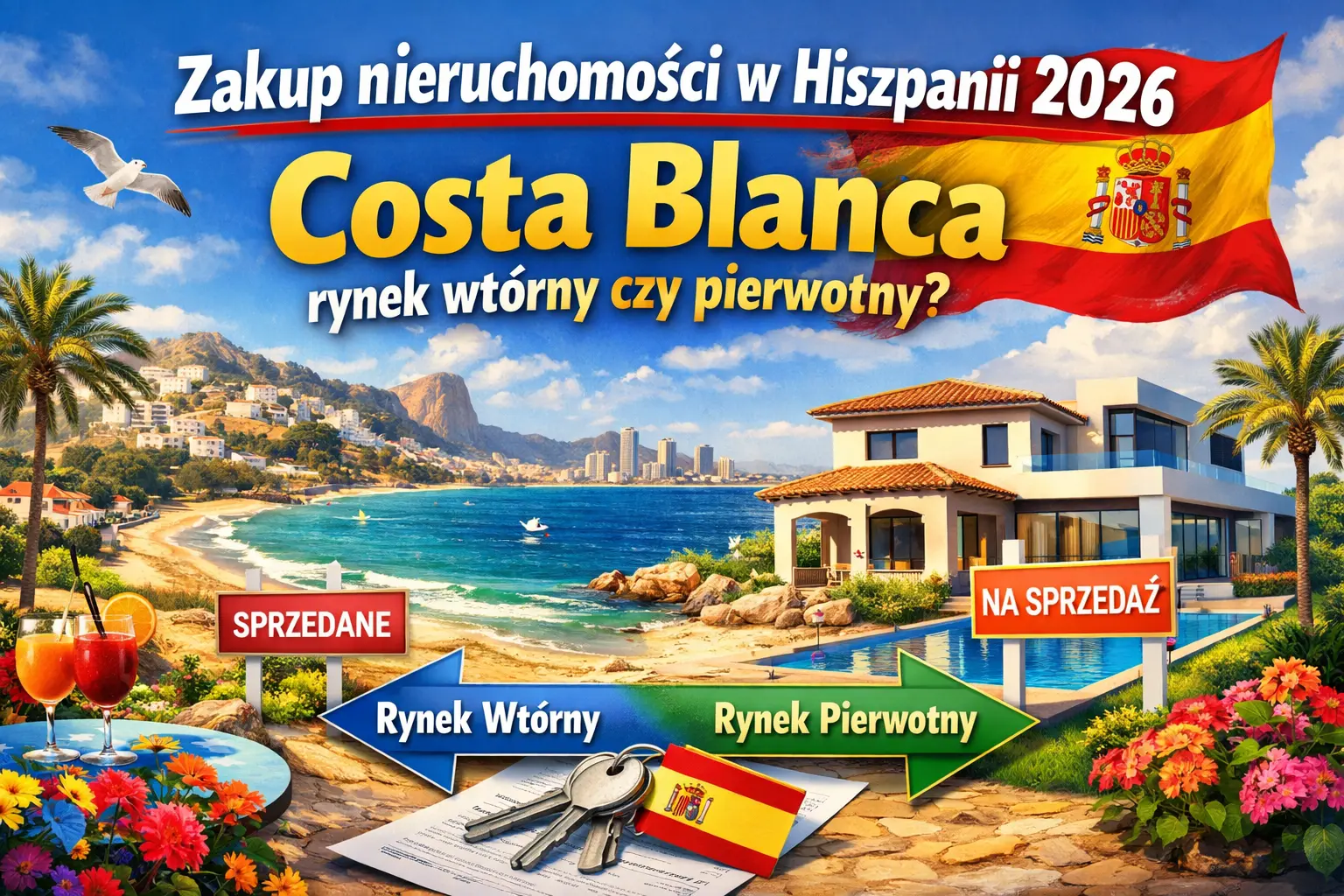Zakup nieruchomości w Hiszpanii 2026: rynek wtórny czy pierwotny? (Costa Blanca)