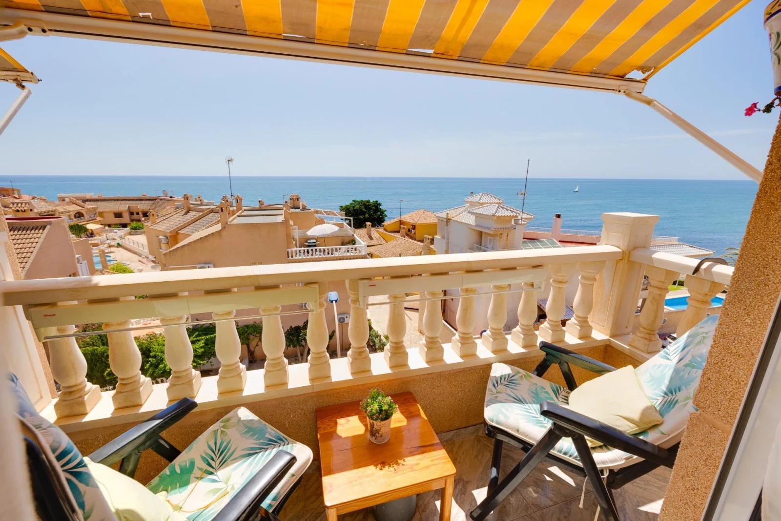 Penthouse w Cabo Cervera, Torrevieja, 50 m od morza, widok na morze
