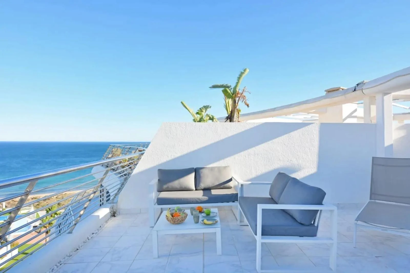 Penthouse w Arenales del Sol, Elche, pierwsza linia i widok na morze